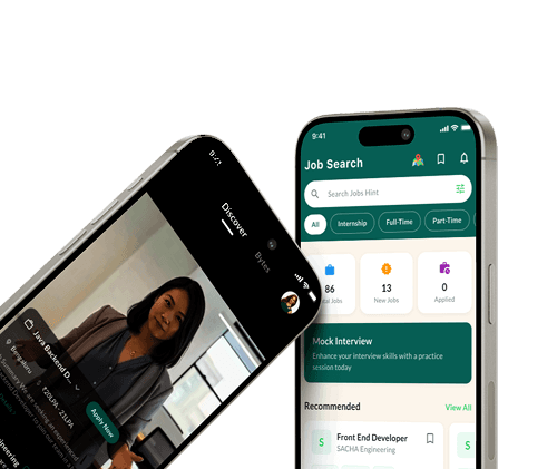 bell.careers Mobile App Mockup